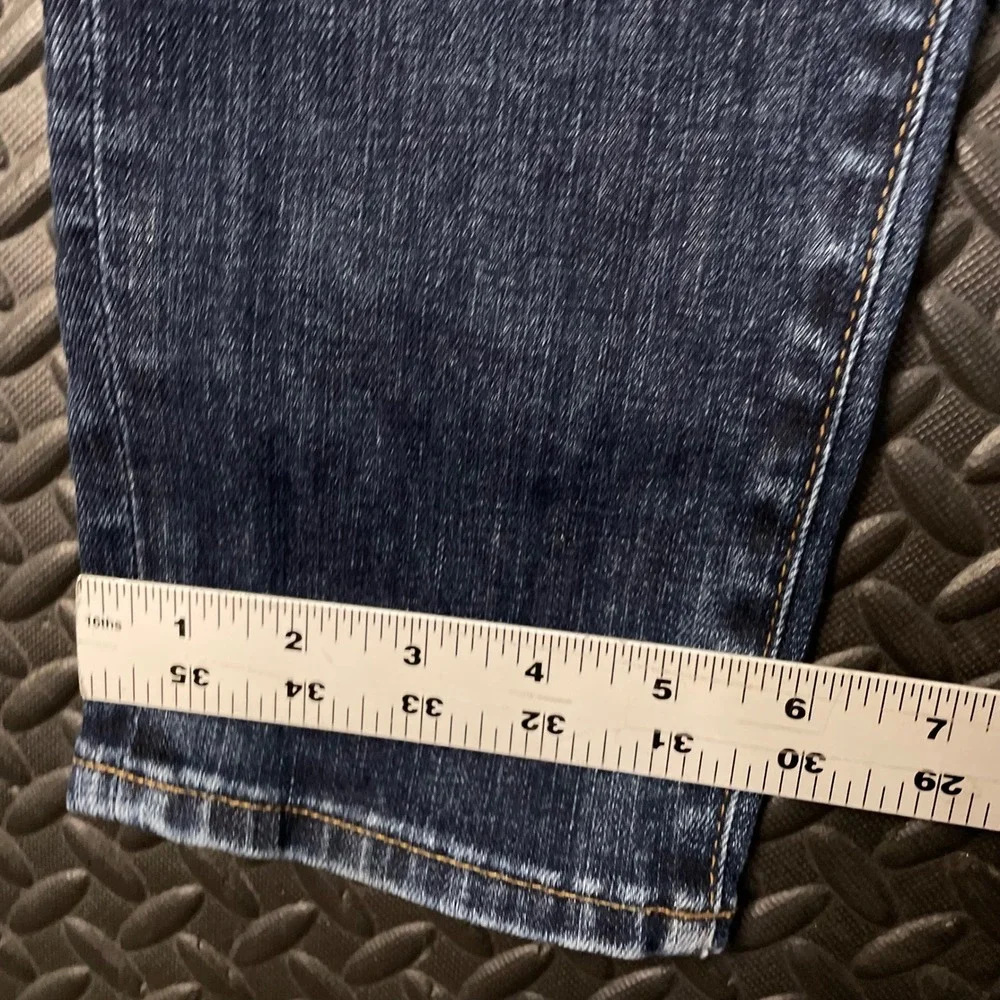 AG Adriano Goldschmied Dark Wash Blue Stilt‎ Cigarette Denim Jeans Women Size 14